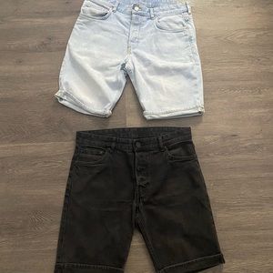 Mens Bundle Jean Shorts - size 32”